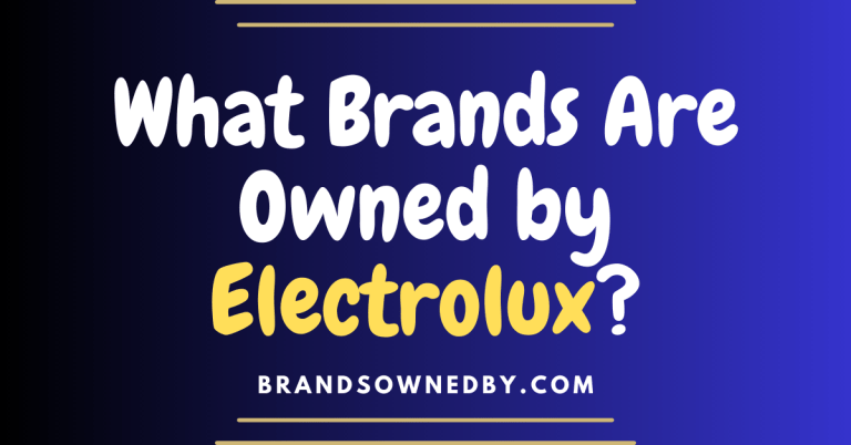 What Brands Are Owned by Electrolux