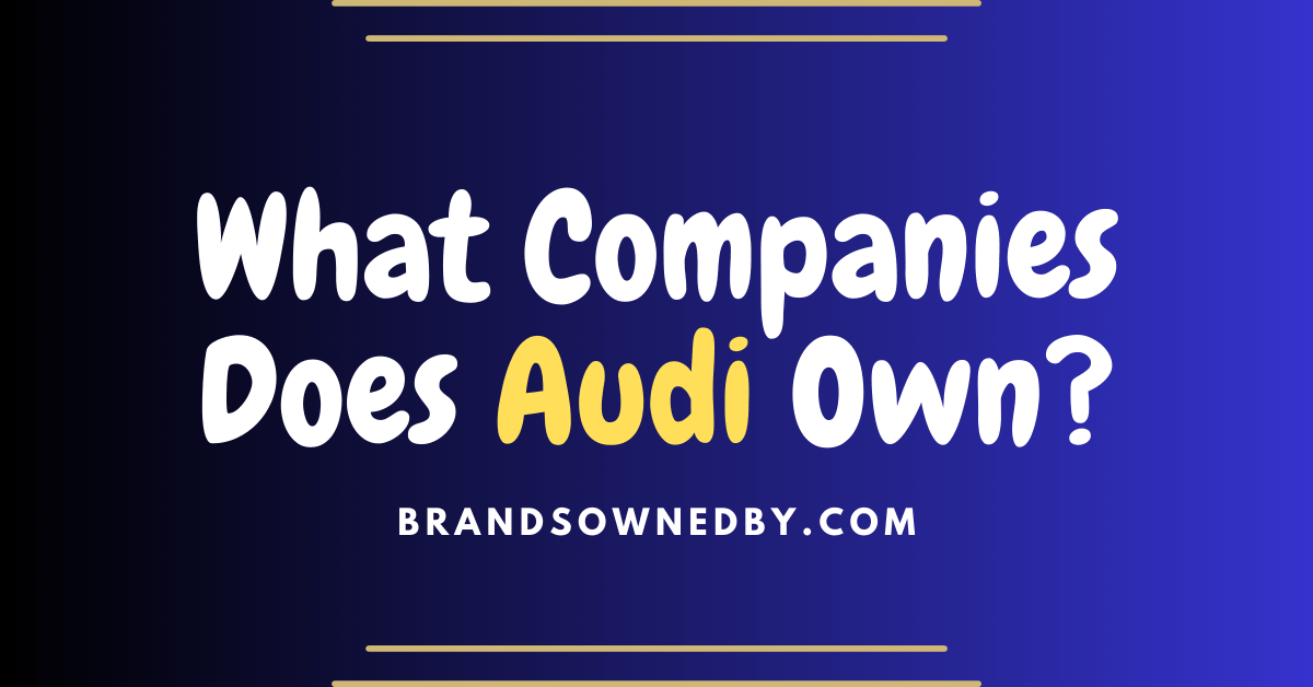 what companies does audi own