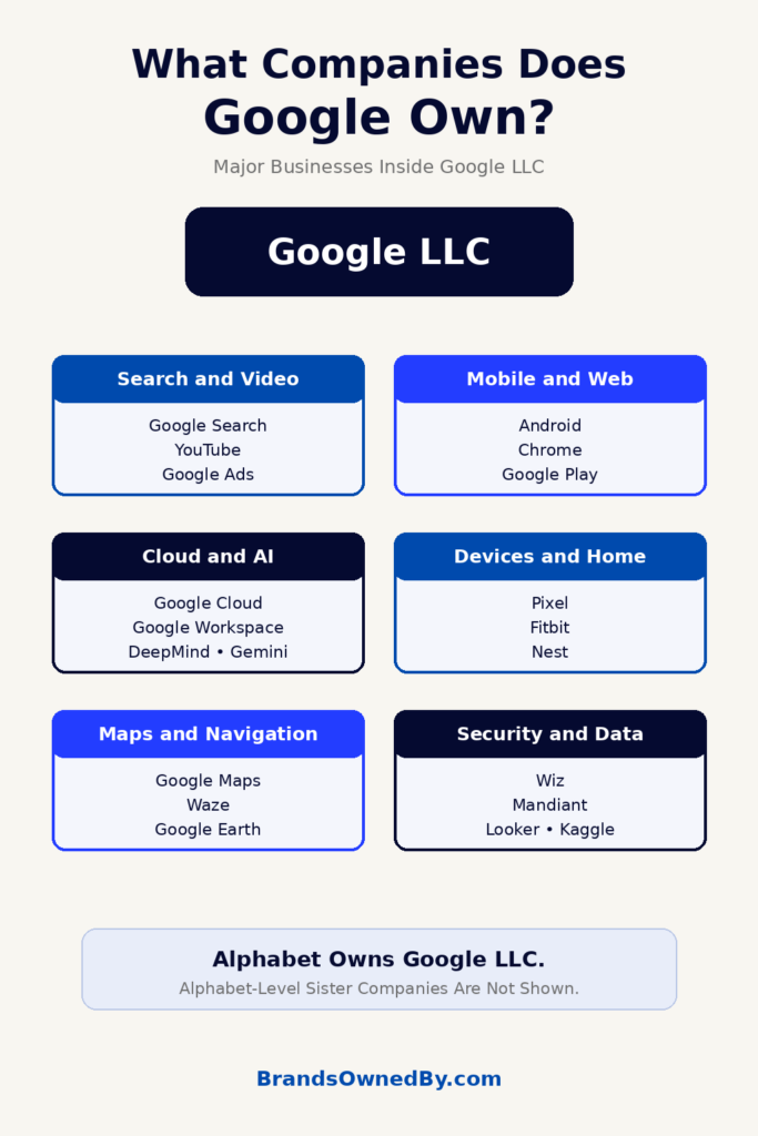 What Companies Does Google Own