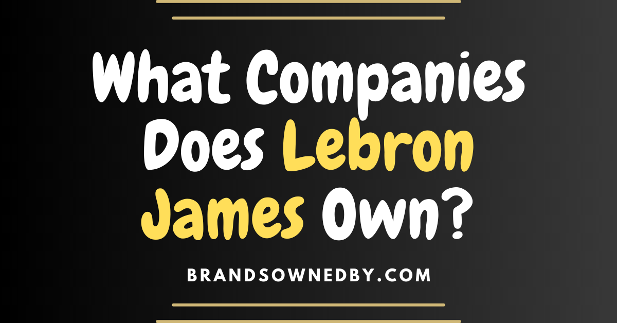 What Companies Does Lebron James Own