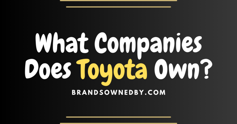 what other car brands does toyota own