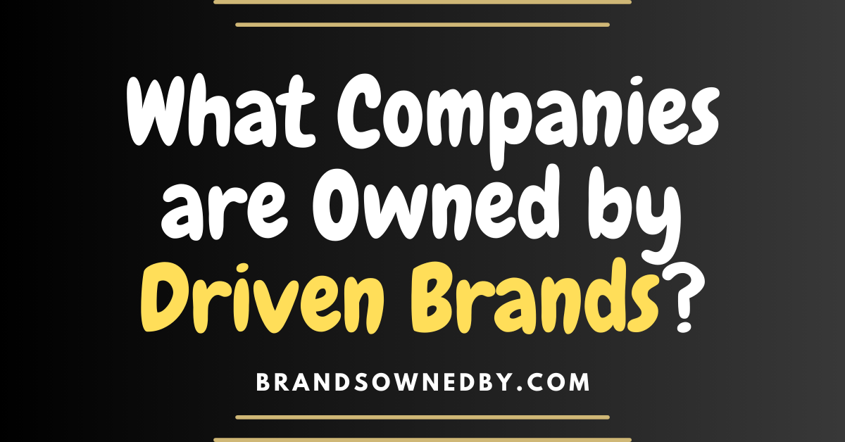 What Companies are Owned by Driven Brands?