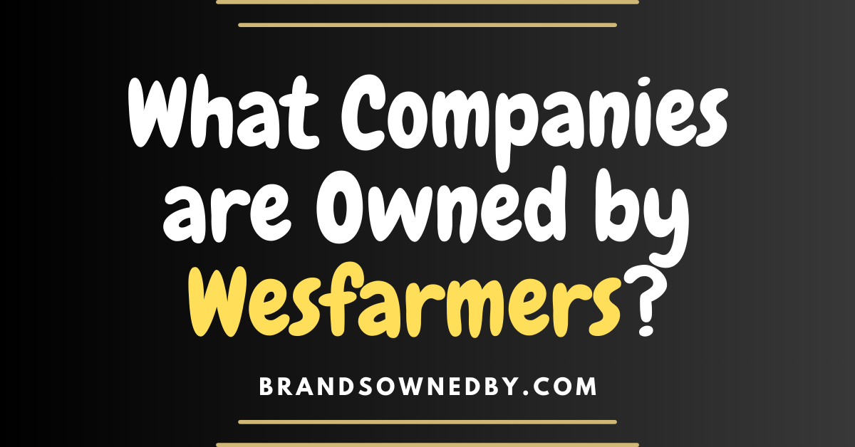 What Companies are Owned by Wesfarmers?