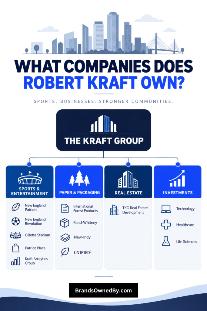 What Companies Does Robert Kraft Own [infographic]