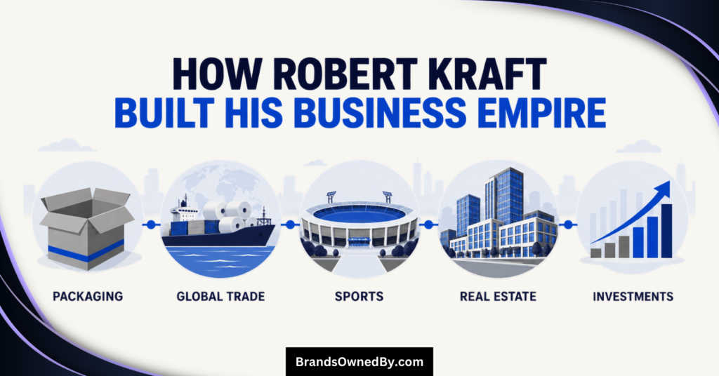 how Robert Kraft built his business empire