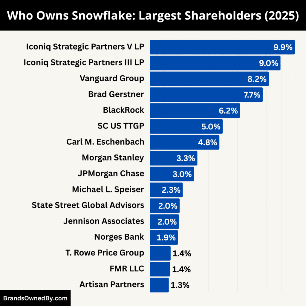 Who Owns Snowflake (Largest Shareholders)