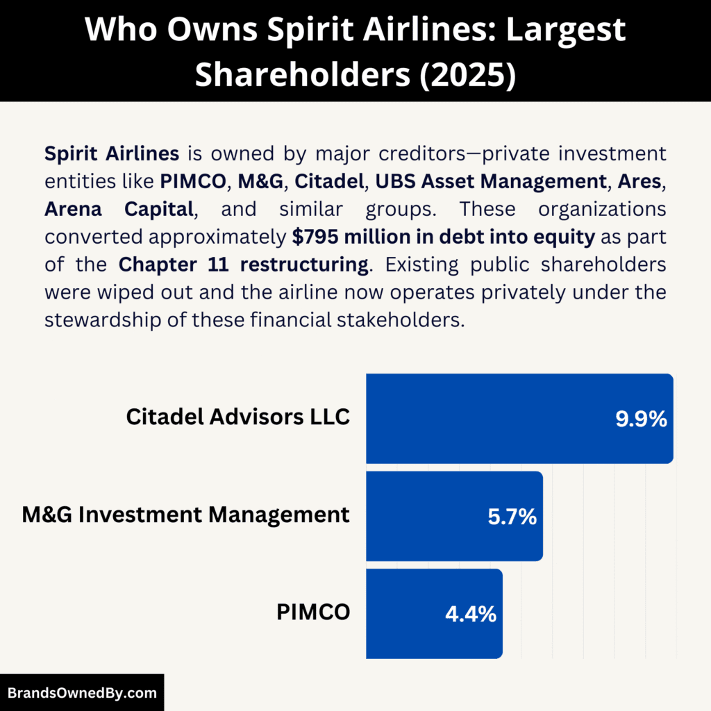 Who Owns Spirit Airlines (Largest Shareholders)