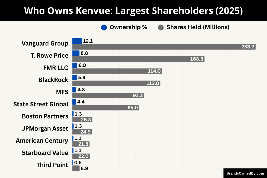 Who Owns Kenvue (Largest Shareholders)