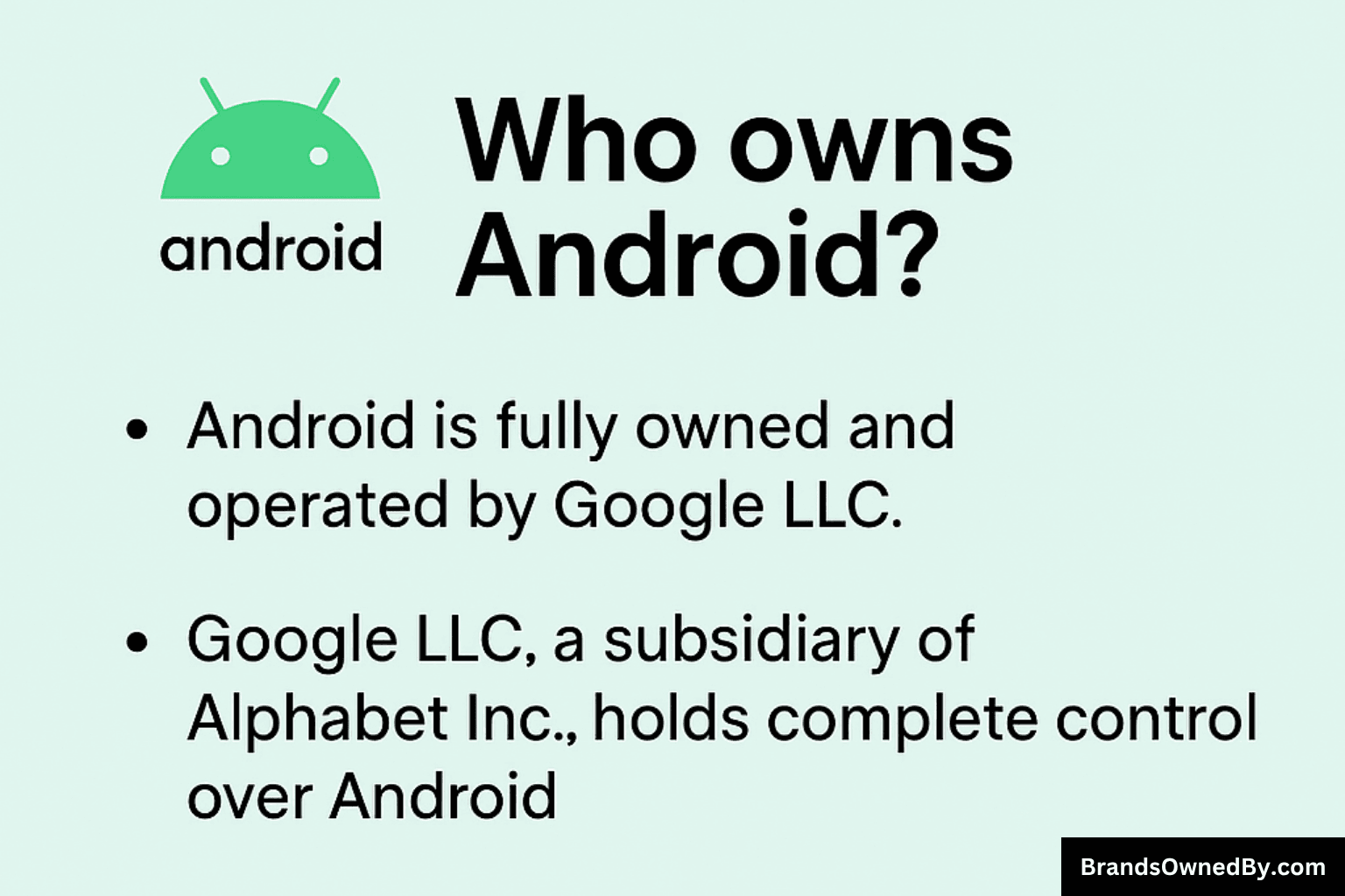 Who Owns Android