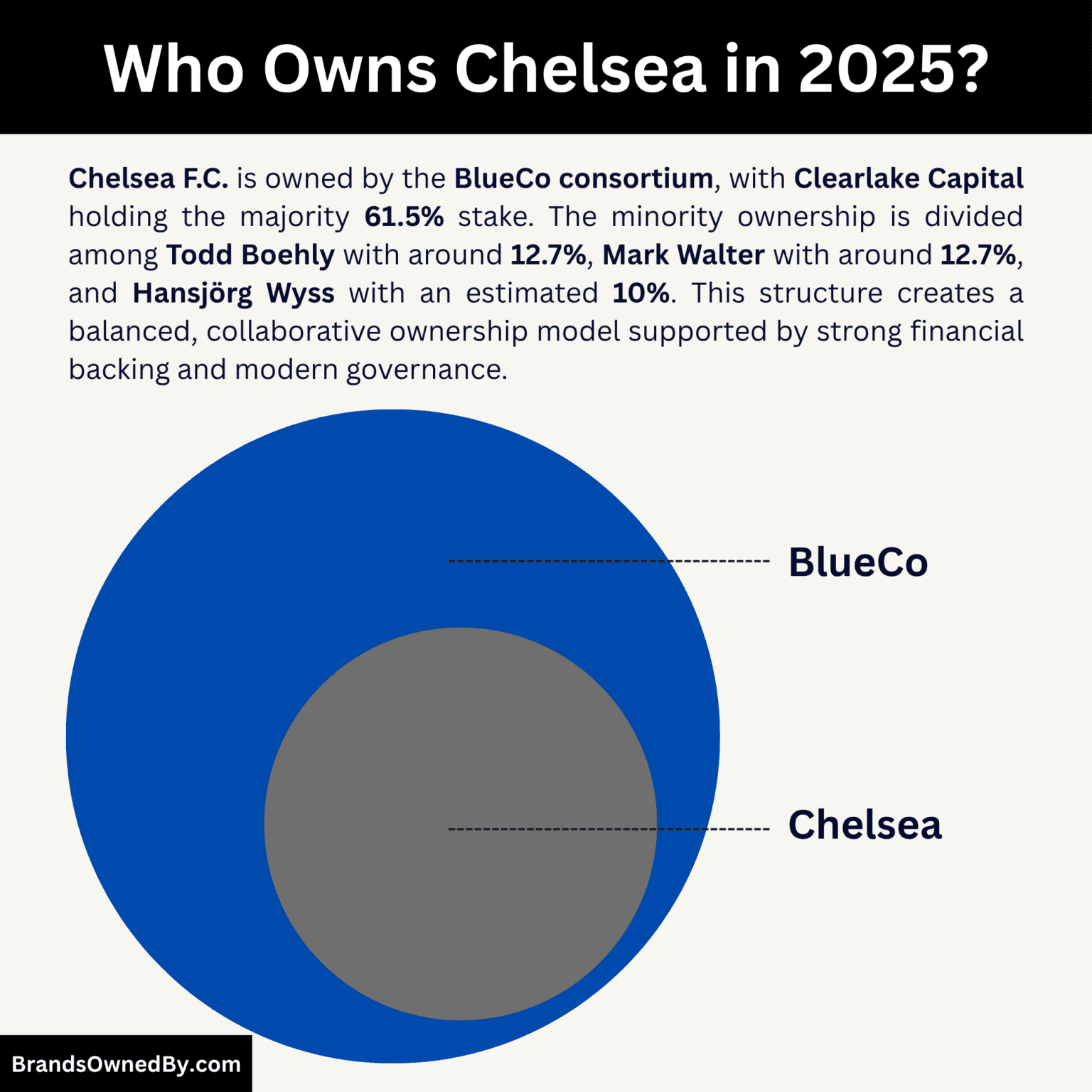 Who Owns Chelsea FC: Top Shareholders – Brands Owned By