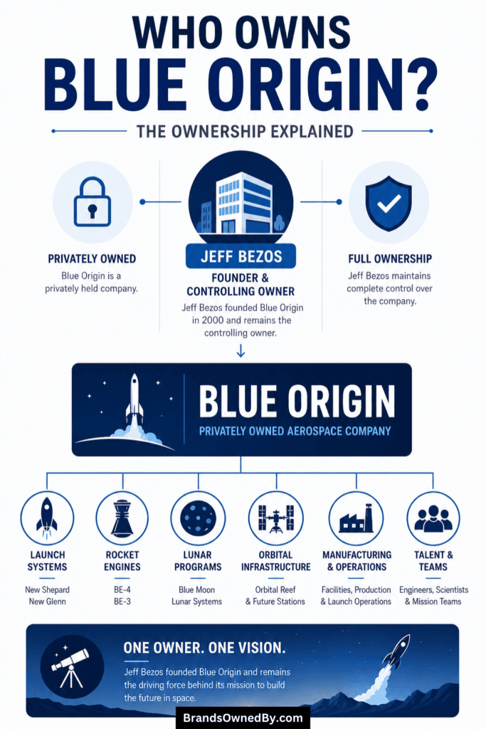 Who Owns Blue Origin [infographic]
