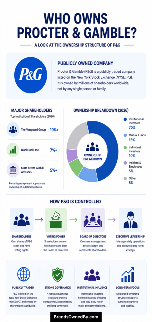 Who Owns Procter & Gamble (largest shareholders of p&g)