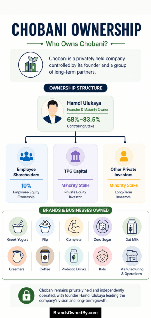 who owns chobani [top shareholders]