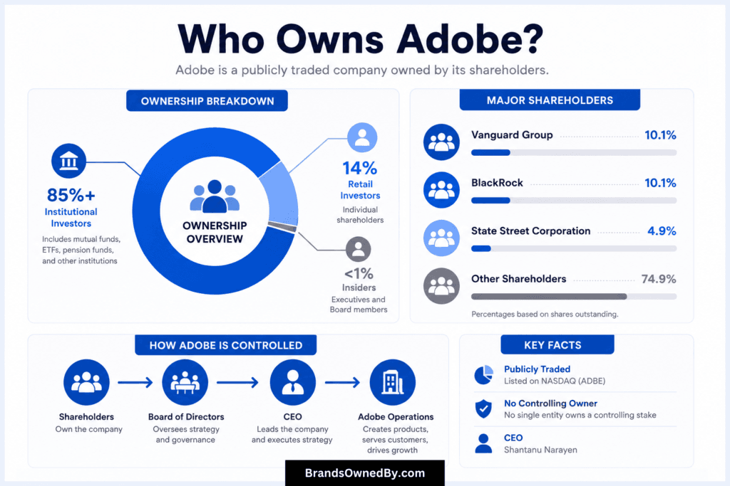 Who owns adobe
