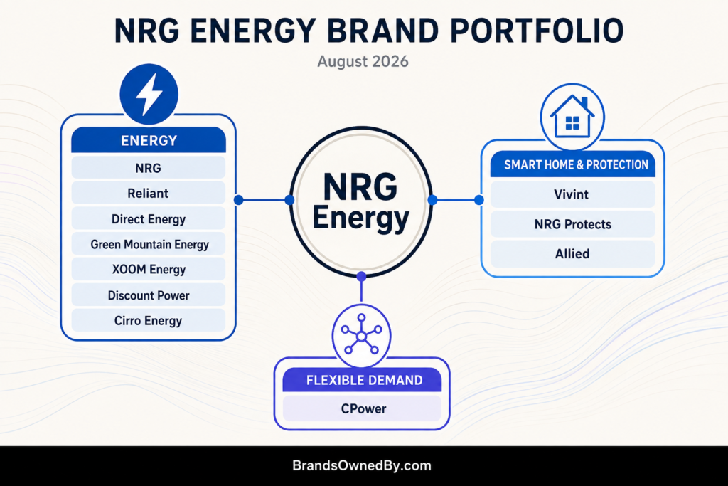Brands owned by NRG Energy