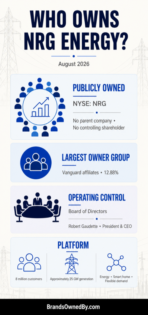 Who Owns NRG Energy [infographic]
