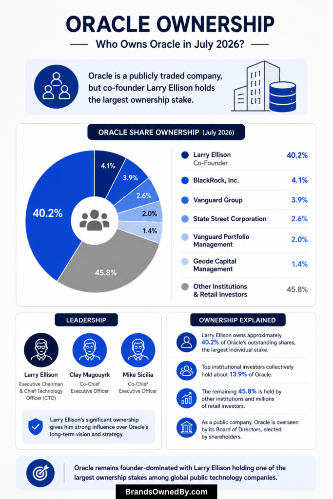 Who Owns Oracle