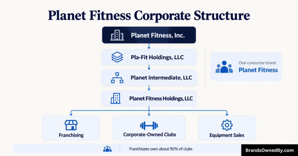 Planet Fitness Corporate Structure Explained