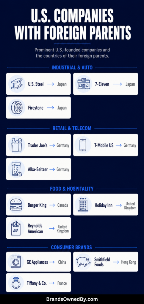 US Companies Owned by Foreign Companies [sector-wise]